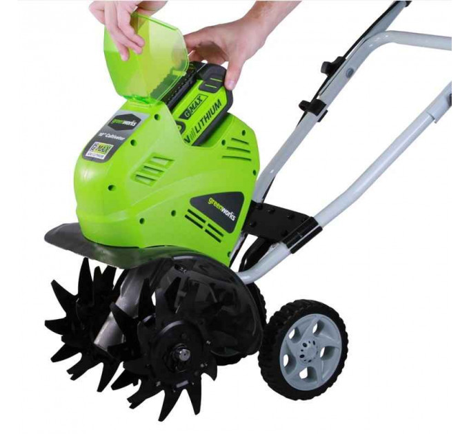 Мотокультиватор Greenworks G40TL, 40V, 950Вт, аккумуляторный без АКБ И ЗУ по лучшей цене в наличии с бесплатной доставкой в Пункт выдачи