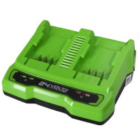 Зарядное устройство Greenworks G24X2UC2 24V на 2 аккумулятора