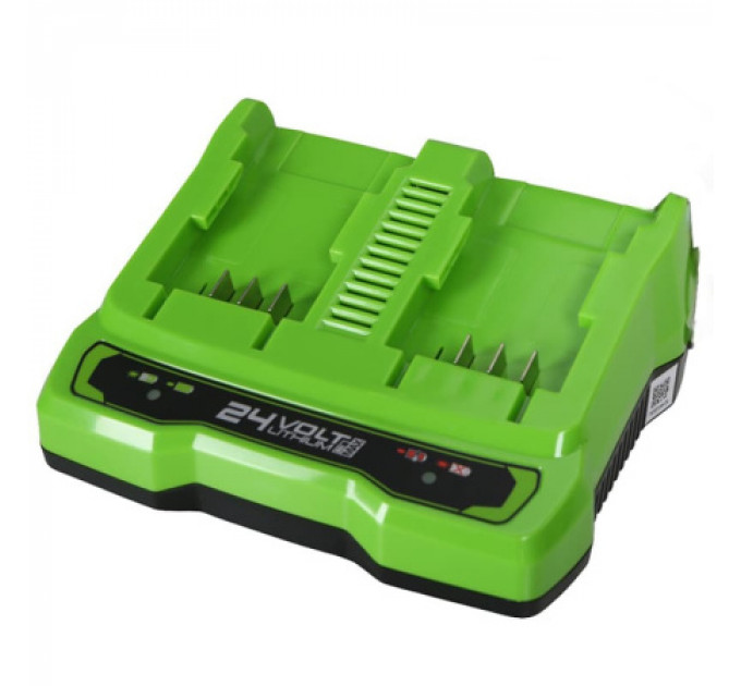 Зарядное устройство Greenworks G24X2UC2 24V на 2 аккумулятора по лучшей цене в наличии с бесплатной доставкой в Пункт выдачи
