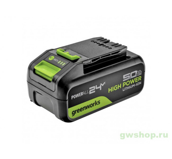 Аккумулятор GreenWorks G24HP5 24V 5А*ч Li-ion по лучшей цене в наличии с бесплатной доставкой в Пункт выдачи