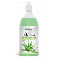 Жидкое крем-мыло с дозатором Grass Milana 1л алоэ вера