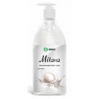 Жидкое крем-мыло с дозатором Grass Milana 1л жемчужное