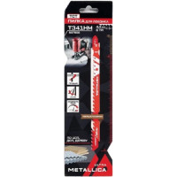 Пилка METALLICA Ultra T341HM, 132/106мм шаг 4,3мм ТСТ, груб.рез, для лобзика по ЦСП/ДСП/дереву, 1шт.
