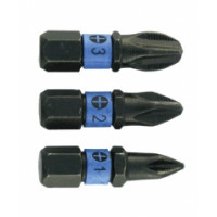 Набор вставок шестигранных магн Extrema 25мм Ph 3шт