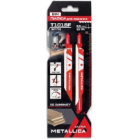 Пилка METALLICA Ultra T101BF, 100/75мм шаг 2,5мм, BiM для лобзика, чистый рез, по дер/ЛДСП, 2шт.
