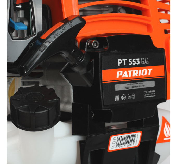 Бензокоса PATRIOT PT 553 (1+1), раб. объем 52сс, 3,0 л.с., "велосипедная" рукоятка, катушка по лучшей цене в наличии с бесплатной доставкой в Пункт выдачи