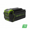 Аккумулятор GreenWorks G40B4, 40V, 4 А.ч Li-ion по лучшей цене в наличии с бесплатной доставкой в Пункт выдачи