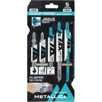 Набор пилок METALLICA Optima №2 для лобзика по дереву/мет, 5шт.
