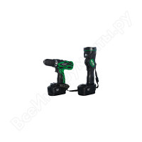 Шуруповерт акк. Hitachi DS18DVF3-ТA+фонарь 18V