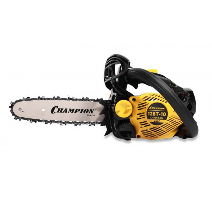 Бензопила CHAMPION 126T-10" 25,4см-1,3-3/8-40зв, 1,15кВт/1,54лс, 25см³, 3,2кг по лучшей цене в наличии с бесплатной доставкой в Пункт выдачи