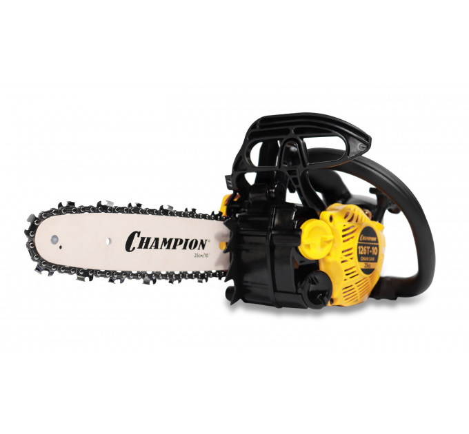 Бензопила CHAMPION 126T-10" 25,4см-1,3-3/8-40зв, 1,15кВт/1,54лс, 25см³, 3,2кг по лучшей цене в наличии с бесплатной доставкой в Пункт выдачи