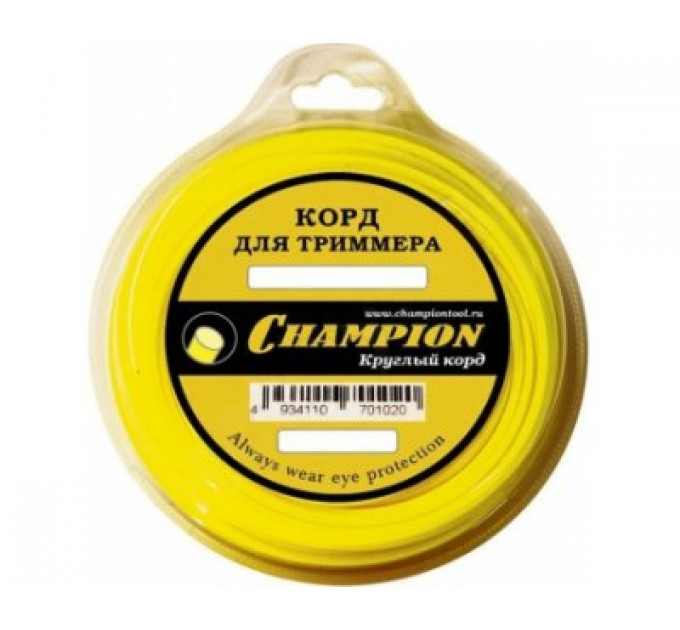Леска 15м 2,4мм CHAMPION Round Pro по лучшей цене в наличии с бесплатной доставкой в Пункт выдачи