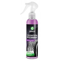 Полироль для шин Grass 0,25л Black Rubber чернитель резины на водной основе