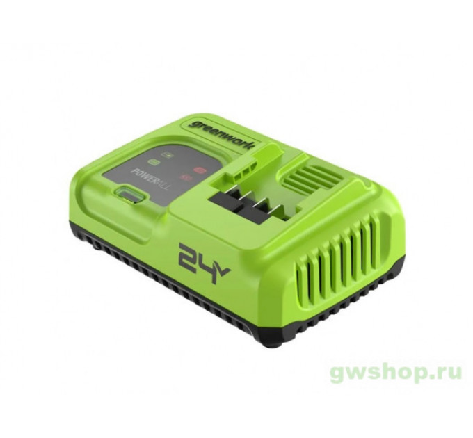Зарядное устройство Greenworks G24C8, 8A, 24В ультрабыстрое по лучшей цене в наличии с бесплатной доставкой в Пункт выдачи