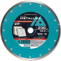 Диск алмазный METALLICA Optima 230x22,2 мм, H=7мм, несегментный, по облицовочной плитке