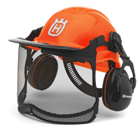 Шлем Husqvarna Functional защитный + сетка с наушниками
