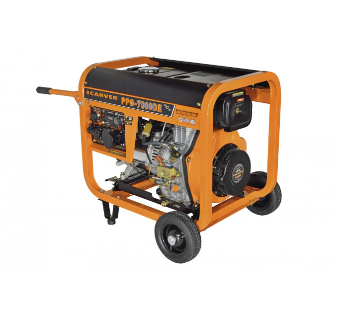 Генератор CARVER PPG- 7000DE дизельный, 5/5,5кВА по лучшей цене в наличии с бесплатной доставкой в Пункт выдачи