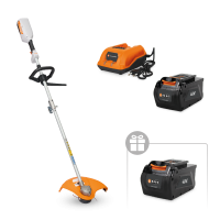 Аккумуляторная коса VILLARTEC CA40R SET, 40V, бесщеточный, АКБ 5Aч и ЗУ+АКБ 2Ач в подарок