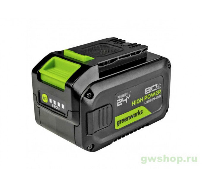 Аккумулятор GreenWorks G24HP8 24V 8А*ч Li-ion по лучшей цене в наличии с бесплатной доставкой в Пункт выдачи