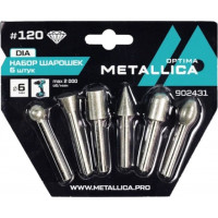 Набор шарошек алмазных METALLICA Optima P120, L=60мм,по плитке, камню, бетону, 6 шт.