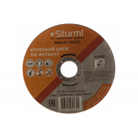 Круг отрезной по металлу Sturm 9020-07-125x12 (125х1.2х22.23) армированный