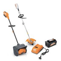 Аккумуляторная коса VILLARTEC CA40R+лопата аккумуляторная WA4030 (SET5), 40V, АКБ 5Ач и ЗУ