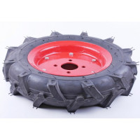 Колесо 4.0*10 в сборе (1шт) (под 4 болта) (3902)
