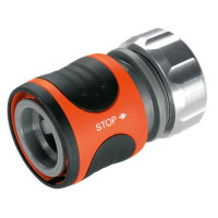 Коннектор Gardena Premium 13мм 1/2" с автостопом
