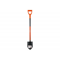 Лопата Tulips tools штыковая цельнометаллическая, длина 1200мм, вес 1,74кг