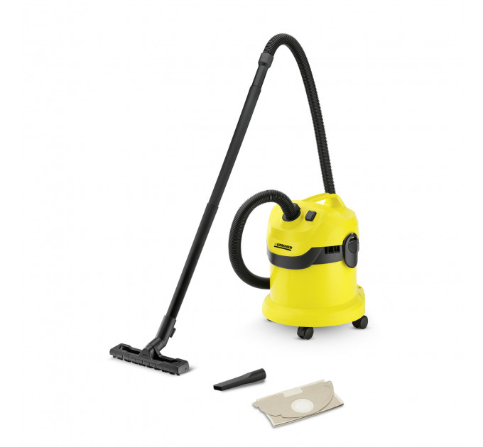Пылесос KARCHER WD 2 *EU-I хозяйственный,1кВт, мешок 12л, шланг 1,9м, 4,6кг по лучшей цене в наличии с бесплатной доставкой в Пункт выдачи