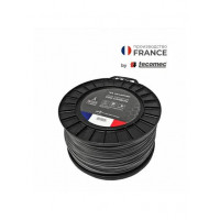 Леска 241м 2,5мм Villartec pro (by tecomec) Carbon двухкомпонентная круглая Леска 241м 2,5мм Villartec pro (by tecomec) Carbon двухкомпонентная круглая