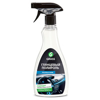 Полироль для кожи, резины и пластика Grass 0,5л Polyrole Shine глянцевый