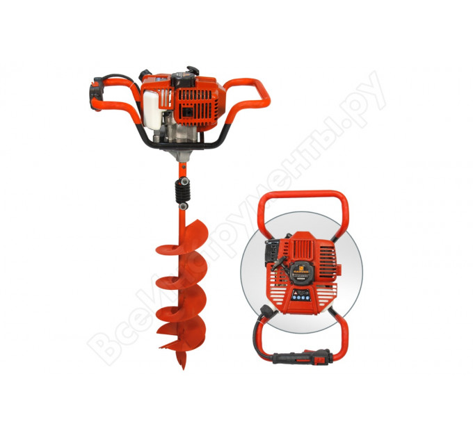 Мотобур CARVER AG 252/200 PRO со шнеком, 2,2кВт/3л.с. по лучшей цене в наличии с бесплатной доставкой в Пункт выдачи