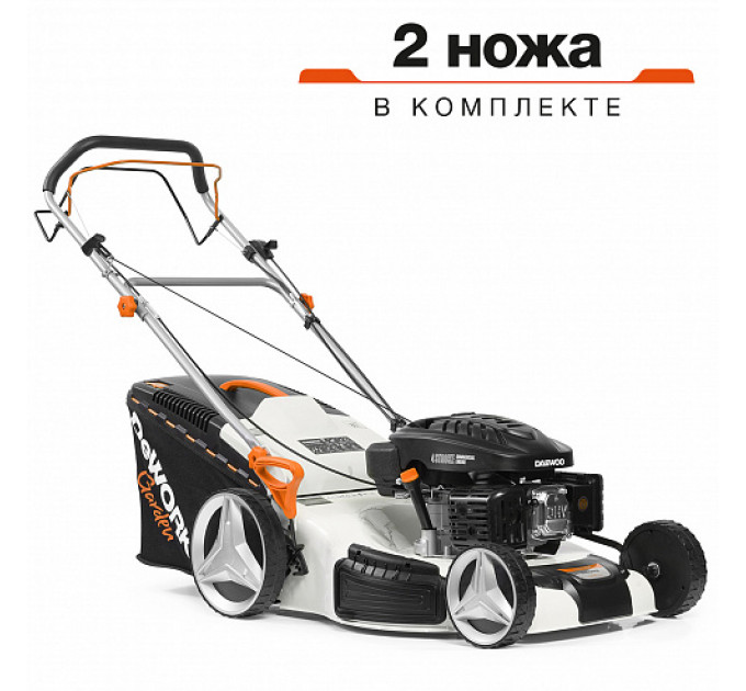 Газонокосилка бензиновая DeWORKS L 60 SP 5кВт/7л.с. по лучшей цене в наличии с бесплатной доставкой в Пункт выдачи