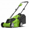 Газонокосилка аккумуляторная Greenworks G24LM32K2 (в комплекте c АКБ 2АЧ и ЗУ), 24V, 33 см по лучшей цене в наличии с бесплатной доставкой в Пункт выдачи