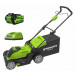 Газонокосилка аккумуляторная Greenworks G40LM40K4  40V, (в комплекте c АКБ 4АЧ и ЗУ) по лучшей цене в наличии с бесплатной доставкой в Пункт выдачи