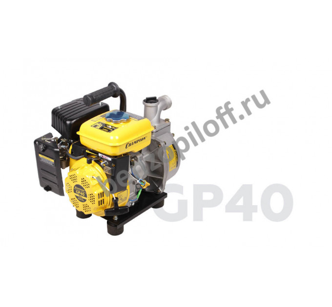 Мотопомпа CHAMPION GP40, для чистой воды, 1,8кВт/2,4л.с., 300л/мин по лучшей цене в наличии с бесплатной доставкой в Пункт выдачи