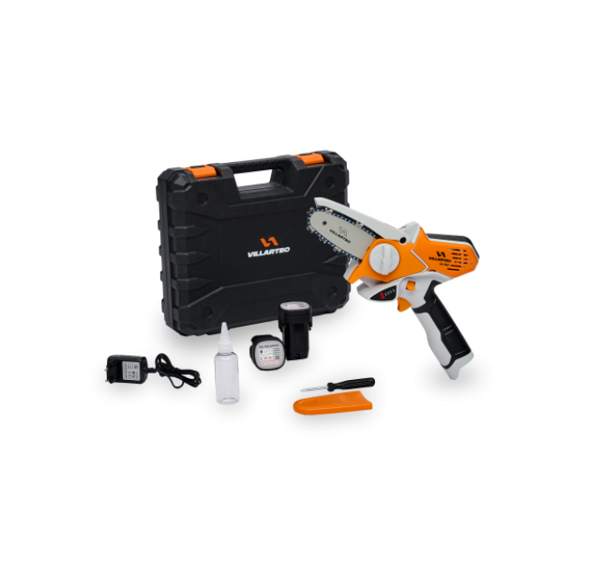 Аккумуляторная пила VILLARTEC SA 1462, 10см 1.1-1/4"-28зв в комплекте 2АКБ 1,5Ah, ЗУ, кейс по лучшей цене в наличии с бесплатной доставкой в Пункт выдачи
