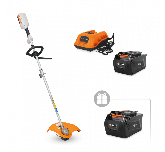Аккумуляторная коса VILLARTEC CA40R SET, 40V, бесщеточный, АКБ 2Aч и ЗУ+АКБ 2Ач в подарок по лучшей цене в наличии с бесплатной доставкой в Пункт выдачи