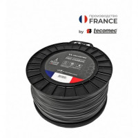 Леска 168м 3,0мм Villartec pro (by tecomec) Carbon двухкомпонентная круглая Леска 168м 3,0мм Villartec pro (by tecomec) Carbon двухкомпонентная круглая