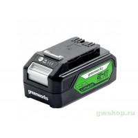 Аккумулятор Greenworks G24B4II, 24V, 4 А.ч Li-lon